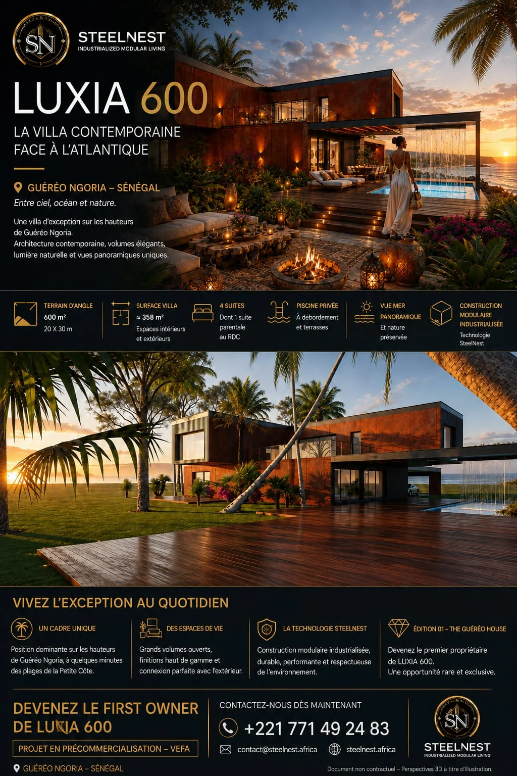 Luxia 600 — vivez l'exception au quotidien
